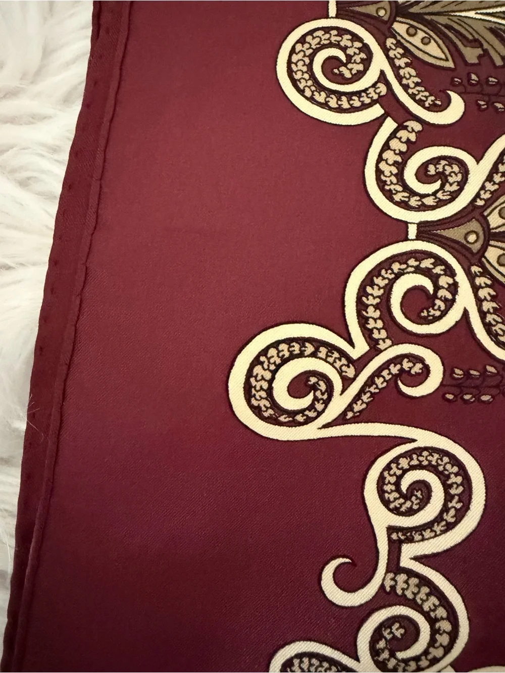 Hermès Fantaisie Silk Scarf.